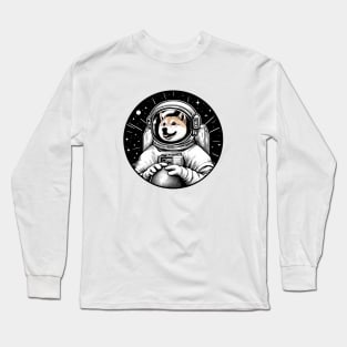 Astronaut Dog Long Sleeve T-Shirt